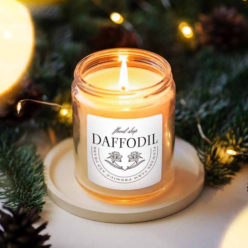 Ktxaby 7 x 7 cm quadratische Thermoetiketten-Aufkleber, weiß, selbstklebende Aufkleber,