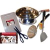 7 Piece 12 Inch Wok Set