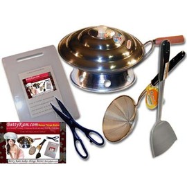 7 Piece 12 Inch Wok Set