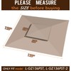 Ontheway Replacement Canopy roof, Model L-GZ136PST for Target Madaga Gazebo