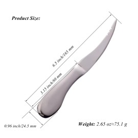 1 PCS Shrimp Deveining Tool Shrimp Tail off Crawfish Peeler,Stainless Steel Fish Scaler Seafood Tools Shrimp Peeler and Deveiner Tool and Fish Descaler Tool Knife,Silver,LXLVOUEG