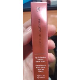 It Cosmetics Vitality Lip Flush Stain Lip-Softening Butter Gloss *PRETTY IN PINK