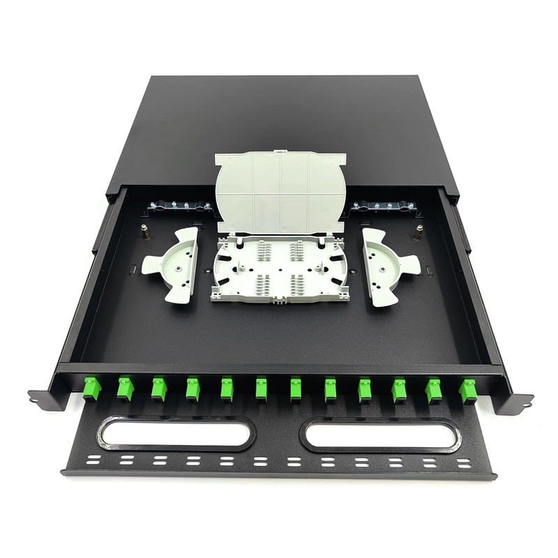 Duogalia SC-APC Simplex Singlemode 12 Port Rack Mount Enclosure Box