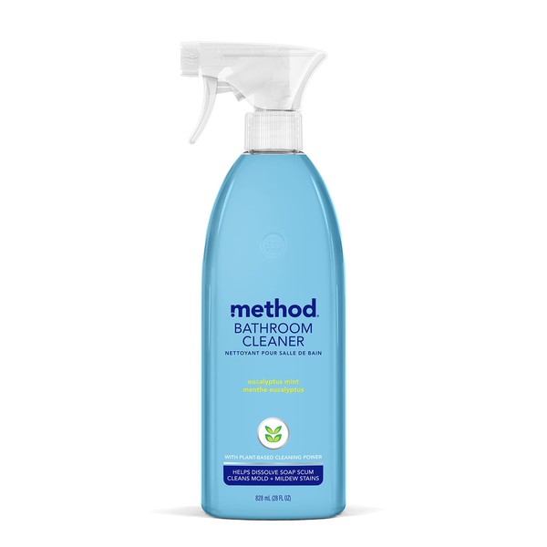 Method Bathroom Cleaner, Removes Mold + Mildew Stains, Eucalyptus Mint,