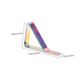 LABRIMP 6pcs Tablecloth Clips for Outdoor Tables Triangle Shape Non-Slip for Home Wedding and