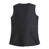Womens Sleeveless White Black Work Uniform Kasaca, black