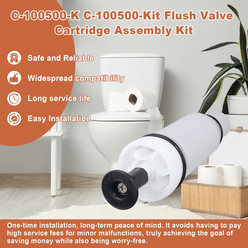 C-100500-K C-100500-KIT Flush Valve Cartridge For Sloan Flushmate Toilet