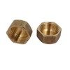 Aexit 1/2BSP (Power tool) Female Thread Brass Hex Head Pipe