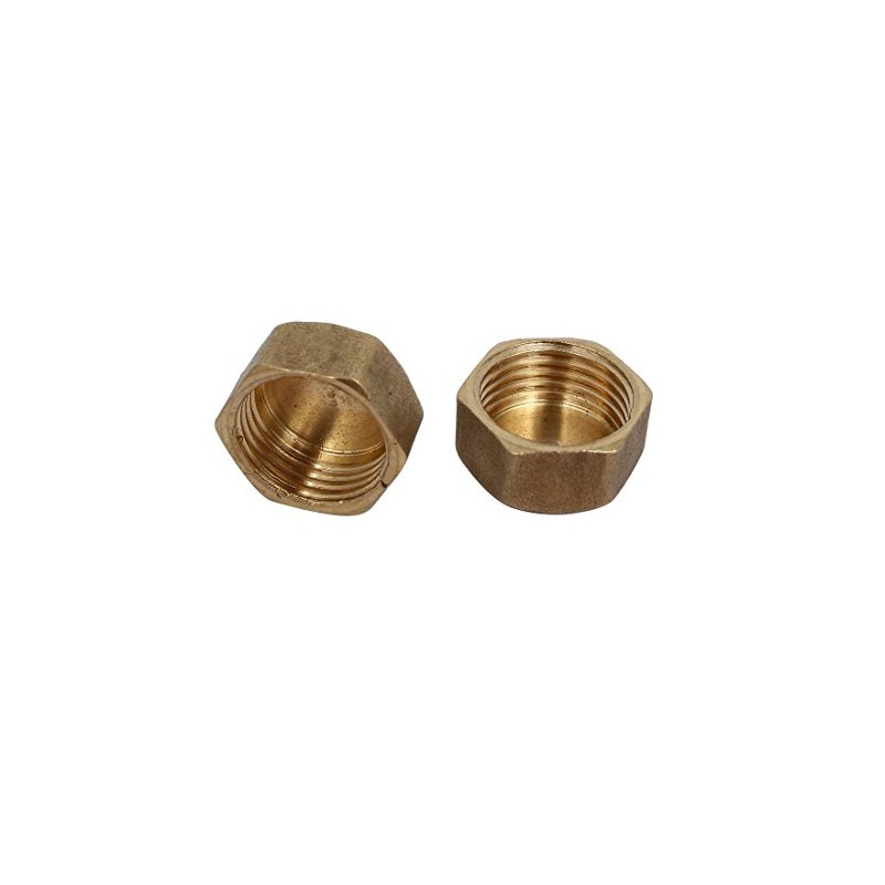 Aexit 1/2BSP (Power tool) Female Thread Brass Hex Head Pipe