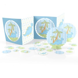 Big Dot of Happiness Baby Boy Dinosaur - Baby Shower Centerpiece & Table Decoration Kit