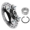 Front/Rear Wheel Hub Bearing Studs Brake Rotor for Polaris RZR