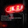 Tail Light Wireless Remote Control Bike Steering Lights Waterproof Riding