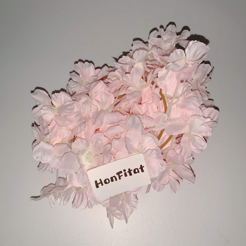 Bluelover Artificial Silk Cherry Blossom Flower Hanging Vine Garland Main