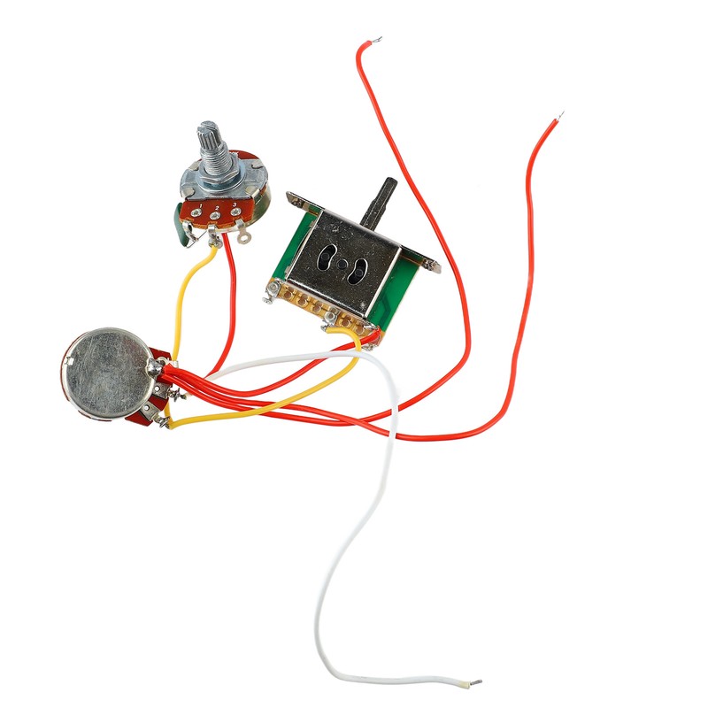 3 Pickup Guitar Wiring Harness 3 Way Switch A500K B500K