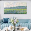 Claude Monet Canvas Wall Art - Field of Yellow Irises