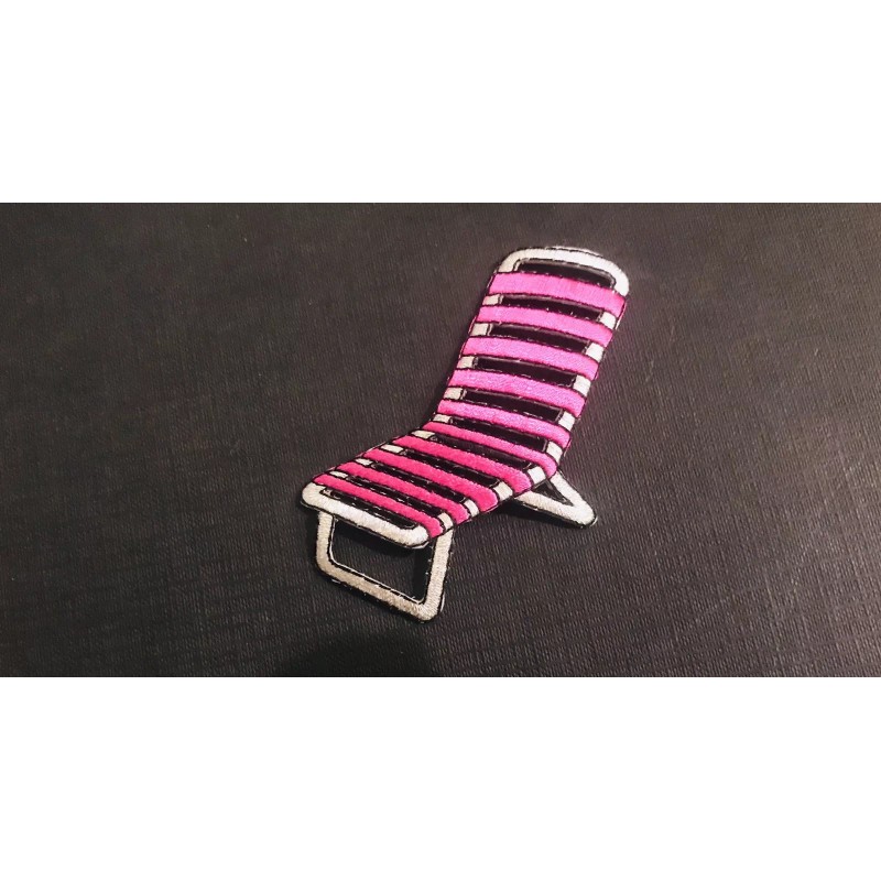 Beach Pool Chair Patch Pink Pool Chair Patch Iron On