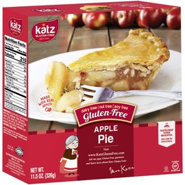 Katz Gluten Free Personal Size Apple Pie | Dairy Free, Nut Free, Soy Free, Gluten Free | Kosher (3 Packs of 1 Pie, 11.5 Ounce Each)