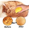 Steamy 3-in-1 Self-Cleaning Cat Grooming Brush - Massage, Removes Knots