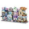 LOTOLO Mini City shop Street View Building Blocks Model Set,Simulation