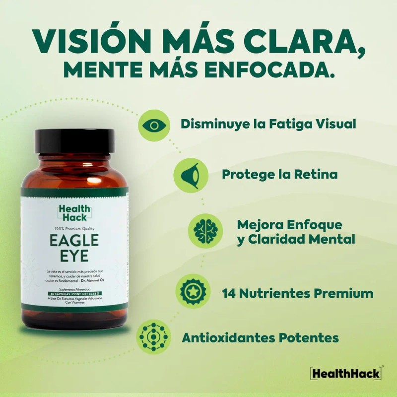 Vitaminas Ojos Luteína Cápsulas Apoyo Visual Diario Adultos Zanahoria Arándano