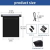 J-ouuo Car Trash Can, Car Garbage Bag, Foldable, Large Capacity,