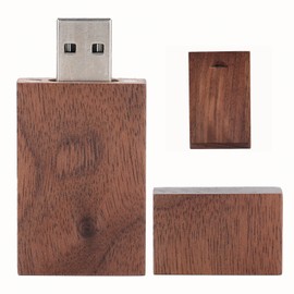 Wooden Portable Mini U Disk USB Flash Drive Memory Stick Computer Parts with Box CM1001732GB