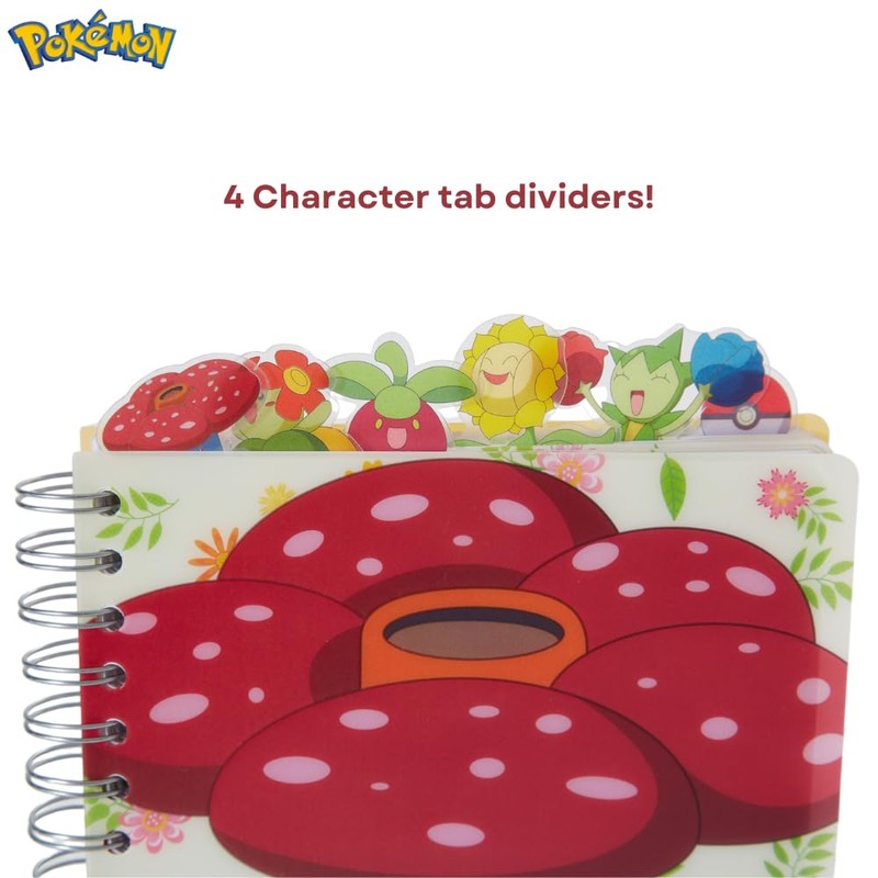 Innovative Designs Pokémon Tab Journal Notebook, Spiral Bound, 144 Lined