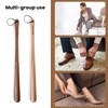 Wooden Shoe horn Long Handle for Seniors -23.6in Long handled