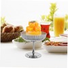 ULTECHNOVO Stainless Steel Pudding Bowl Creative Footed Dessert Bowl for