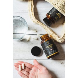 HomoDeus Platinum Nootrópico Mejorado | Concentración, Memoria y Agilidad Mental | Suplemento Natural con Hongo de Melena de León, Bacopa monnieri, Huperzina A y más | Cuidado del Cerebro y Energía