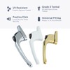 [FIXINGS DIRECT] Universal Espag UPVC Window Handle Lockable Multi-Spindle (3