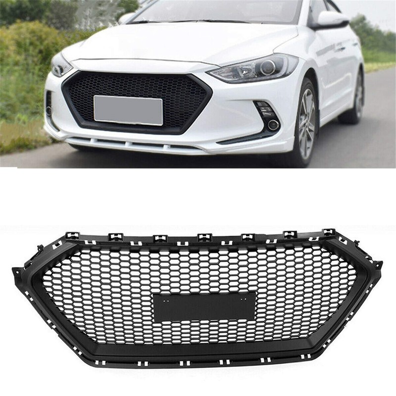ABS Plastic Front Bumper Grill Mesh Hood Front Center Middle