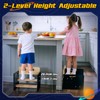 COSYLAND Kids Step Stool for Bathroom - Lovely Robot Shaped