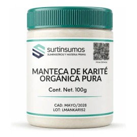 Surtinsumos - Manteca De Karité Natural Y Orgánica 100g Surtinsumos - 100g - Daily Care