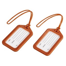 Hama Luggage / Bag / Suitcase / Baggage Tag - Set of 2, Orange