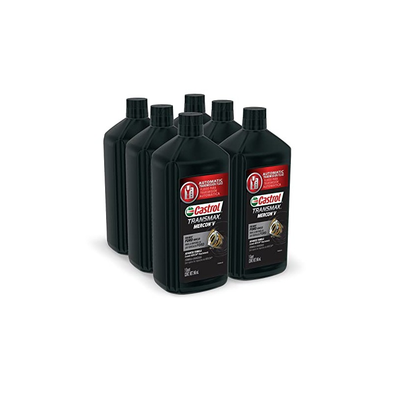 Castrol Transmax Mercon V Automatic Transmission Fluid, 1 Quart, Pack