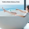 Electric Body Brush Set Rechargeable Long Handle Scrubber Shower Brush