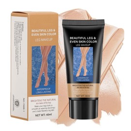 Leg Make-Up Waterproof without Transmission, Leg Makeup Concealer, Waterproof Cover Cream for Varicose Veins, Durable Cover, Tattoo Cover (#03 Bronze)
