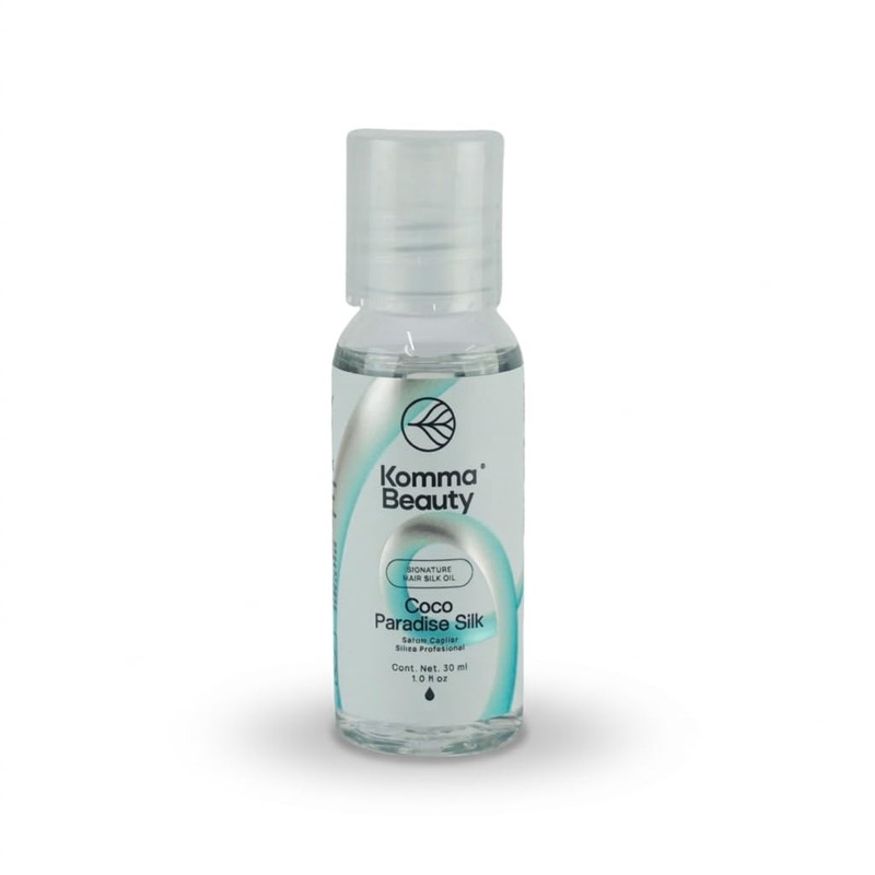 Komma Beauty Sílica Capilar Coco Paradise 30ml – Sérum Antifrizz