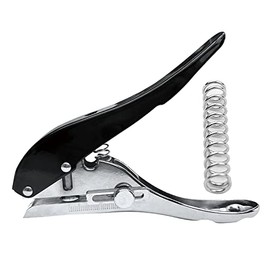 Chazcoo Perforadora de Papel Resistente Portátil, 8mm Perforadora de Papel de un Solo Agujero, Perforadora Duradera para Tarjetas de Papel, Cartón de 