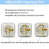 Amonk Adjustable Dryer Vent Cover Outside 4'' to 5'' to
