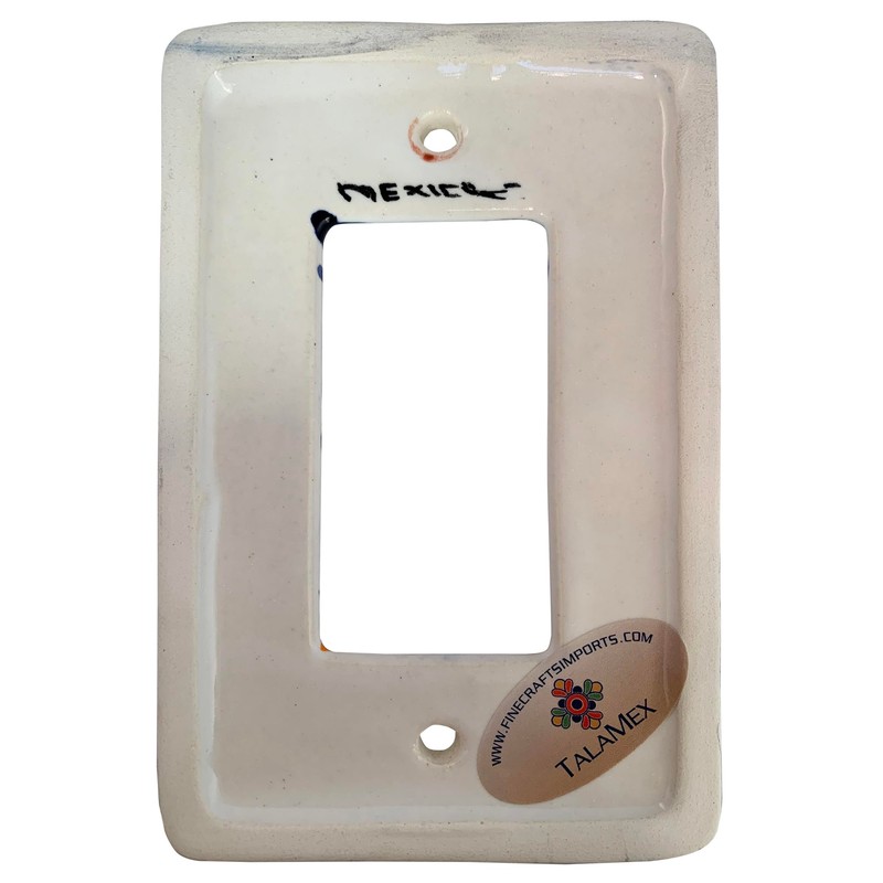 Single Decora Marigold Talavera Switch Plate