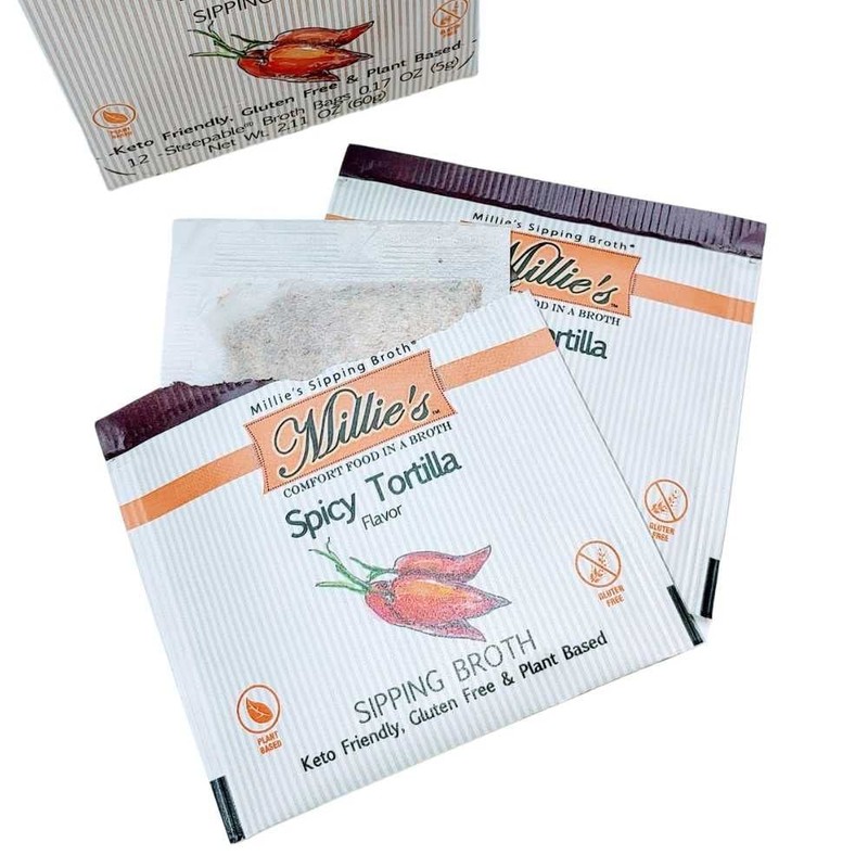 Millie’s Sipping Broth - Vegetable Broth -Natural-Gluten Free-Keto Friendly Spicy