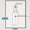 TECHZOCO Reisespender, Shampoo-Spender, 100 ml, Kosmetikflasche, geeignet für Flugreisen, 2