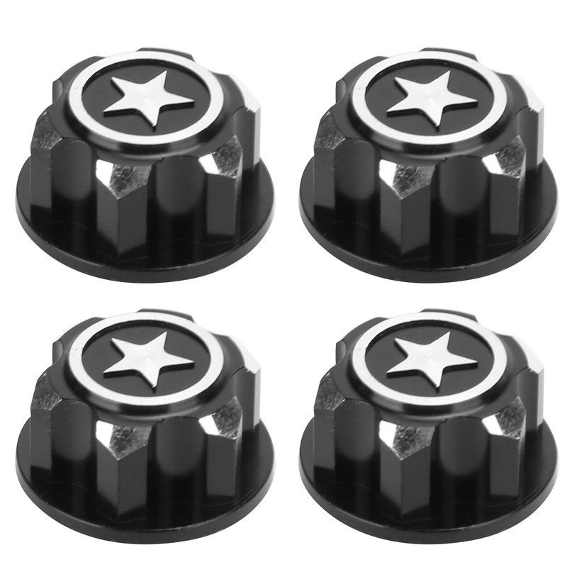 4pcs Aluminum Alloy Wheel Hub Cap Cover Accessory Fit for