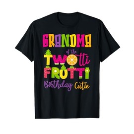 Cute Grandma Twotii Frutti Birthday Family 2nd Birthday Girl T-Shirt