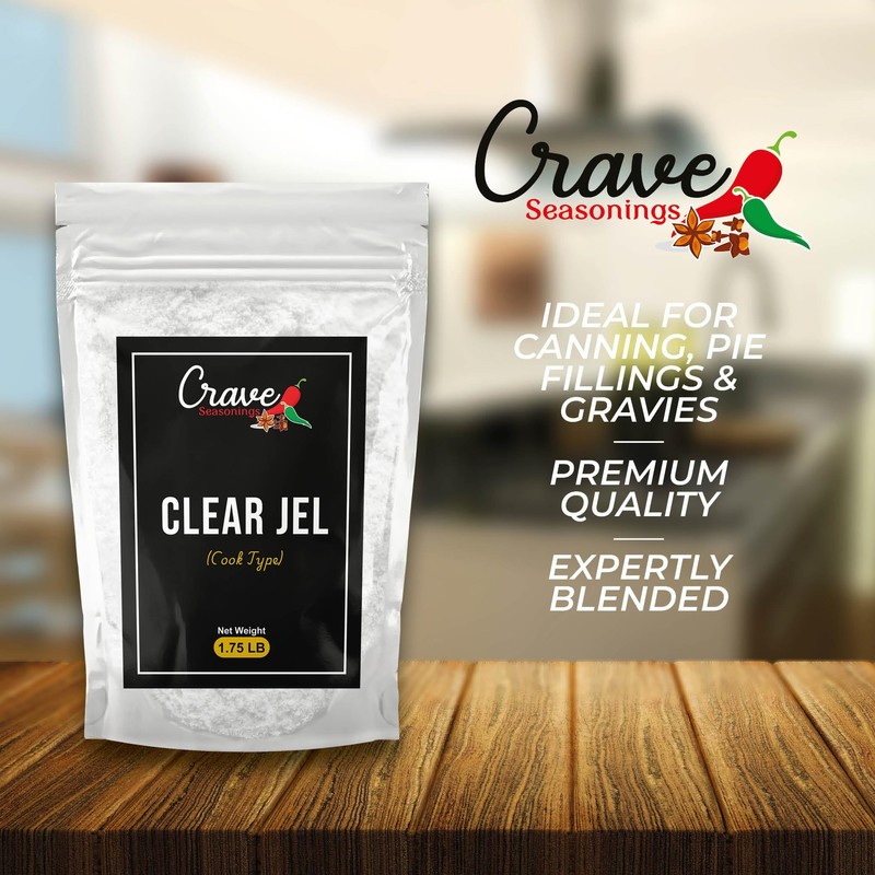 Crave Clear Jel Powder 1.75 LB Bag - Non-GMO Cook