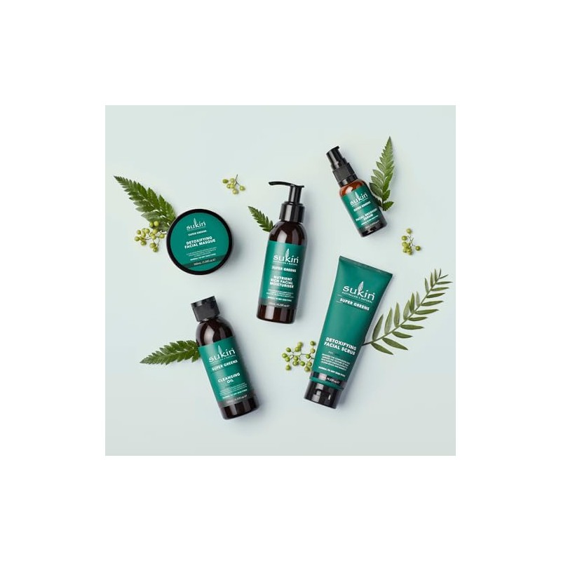Sukin Super Greens Nutrient Rich Facial Moisturiser 4.23 Oz. by