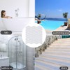 SIRLOMU Pack of 24 Non-Slip Bath Stickers (Clear)