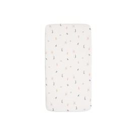 Jollein Jersey Fitted Sheet for Children's Bed Jungle Jambo 60 x 120 cm 100% Cotton Fitted Sheet Oeko-Tex Certified